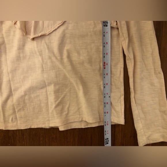 Nation LTD top S Kelsey Beige Ruffle Luxury Romantic long sleeve - Picture 9 of 15